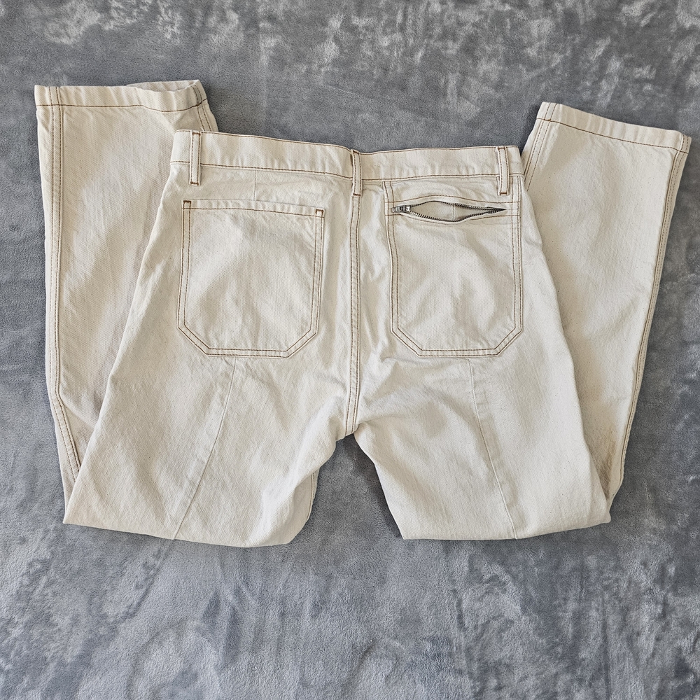 La Fetiche Cream Straight-Leg‎ Jeans - Picture 4 of 12